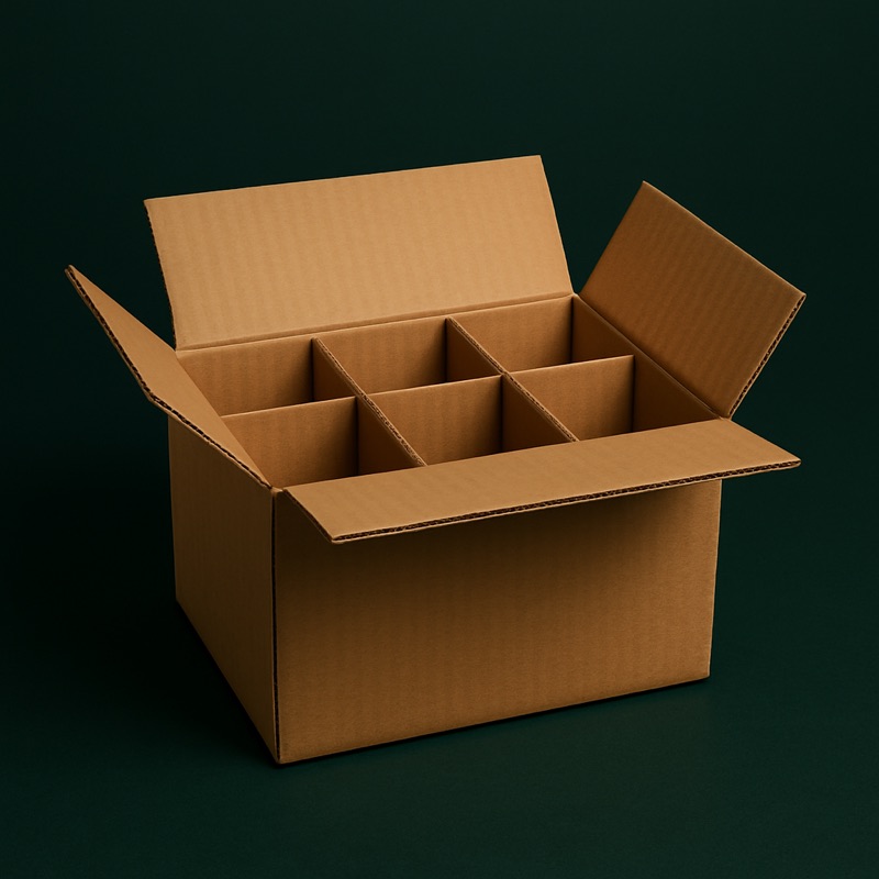 Corrugated Partition Box — custom packaging by TWO Packaging