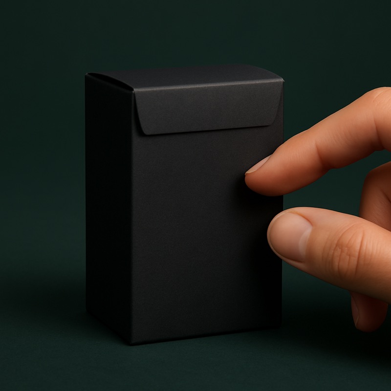 Soft Touch / Velvet Lamination — custom packaging by TWO Packaging