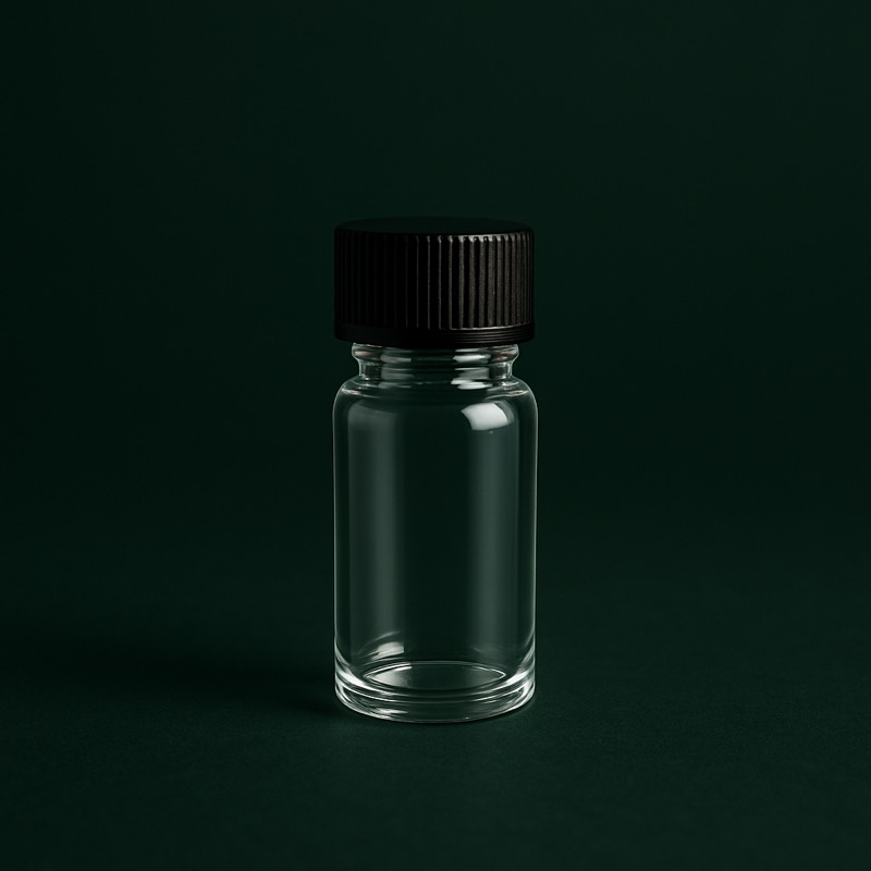 Glass Vial with Cap — custom packaging by TWO Packaging