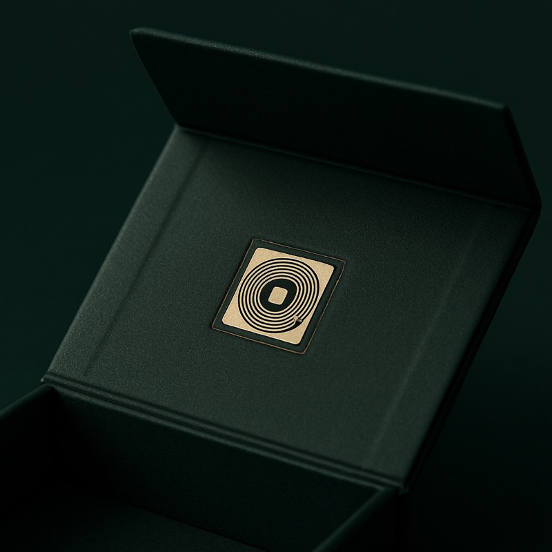 NFC Tag Integration — custom packaging by TWO Packaging