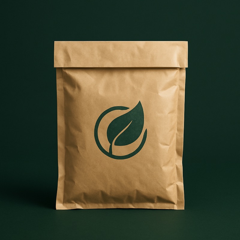 Compostable Mailer Bag — custom packaging by TWO Packaging