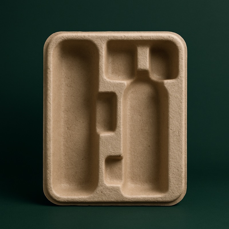 Molded Pulp Insert — custom packaging by TWO Packaging
