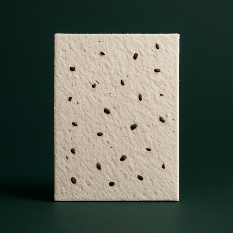 Seed Paper Insert — custom packaging by TWO Packaging