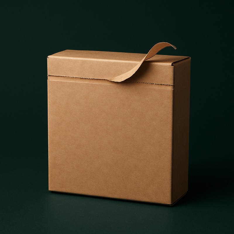 Tear-Notch Pull Strip — custom packaging by TWO Packaging