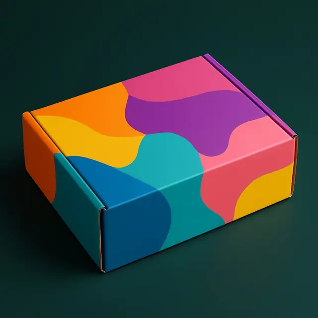 Full-color printed corrugated mailer box