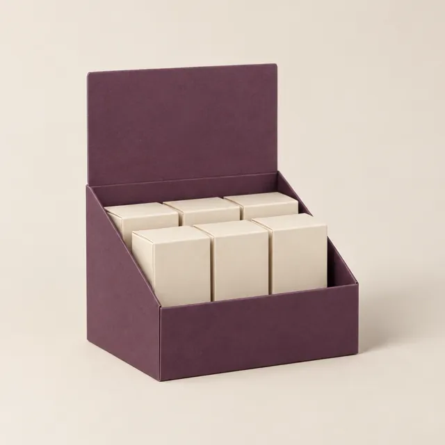 Printed display case pack open as a counter display