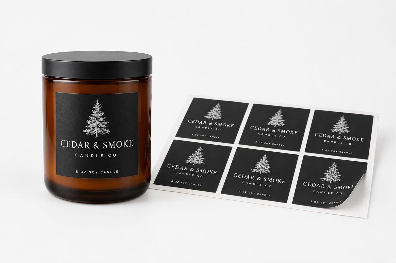 Candles labels