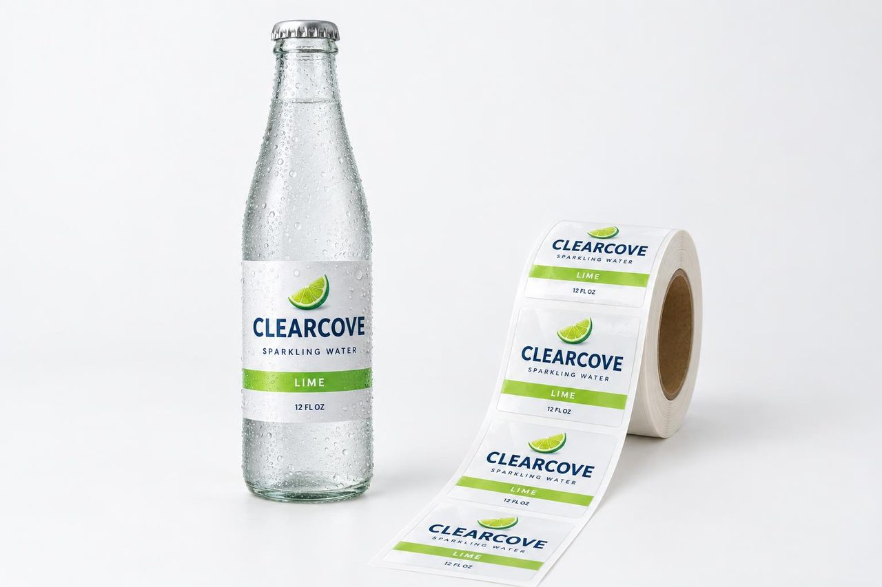Clear waterproof labels